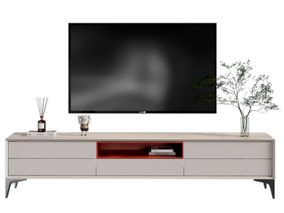 现代电视柜 电视机