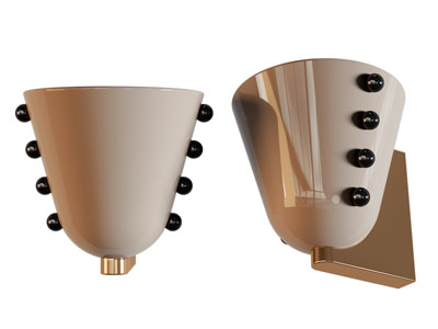 现代轻奢壁灯3d模型 现代轻奢壁灯