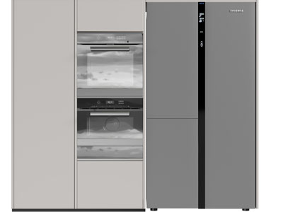 现代烤箱 微波炉 冰箱 家用厨房电器3d模型 现代烤箱 微波炉 冰箱 家用厨房电器