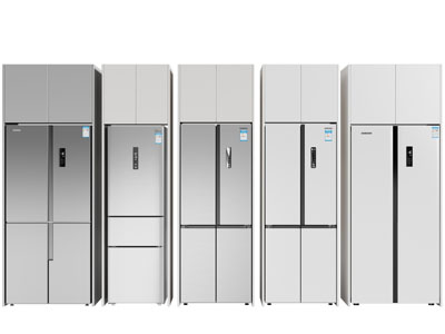 现代电冰箱3d模型 现代电冰箱