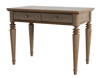 美式实木长方形书桌3d模型 美式实木长方形书桌