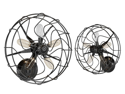 工业风loft电风扇 壁挂式电风扇3d模型 工业风loft电风扇 壁挂式电风扇