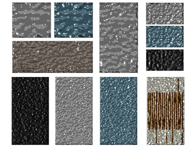 现代水纹理 水波纹背景墙 墙饰挂件