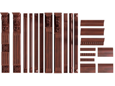 欧式雕花罗马柱子 踢脚线 罗马柱顶线