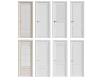 北欧房门 木门 玻璃门 平开门