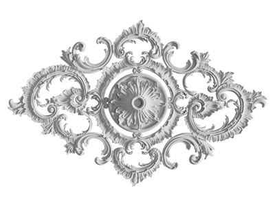 法式装饰雕花 灯盘