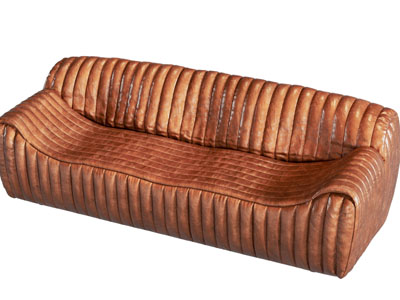 现代做旧复古多人沙发3d模型 现代做旧复古多人沙发