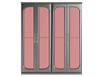 新中式衣柜3d模型 新中式衣柜