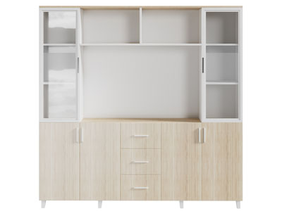 现代实木装饰柜