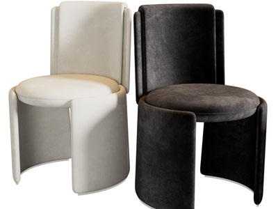 现代布艺休闲椅子 餐椅