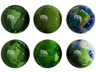 现代地球 星球 装饰品挂件