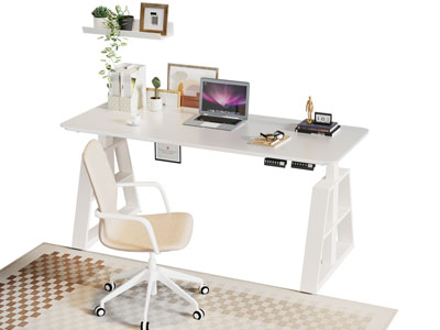 现代书桌椅组合3d模型 现代书桌椅组合