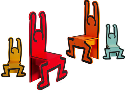 现代卡通小人造型的休闲椅子