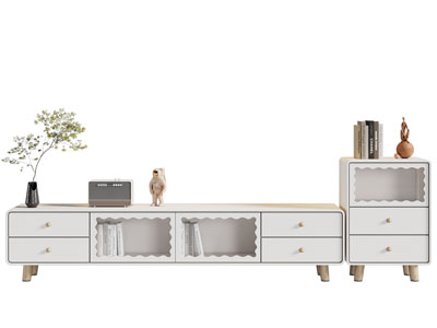 现代电视柜 边柜