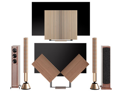 现代旋转电视 立体音响 BO升降电视机3d模型 现代旋转电视 立体音响 BO升降电视机