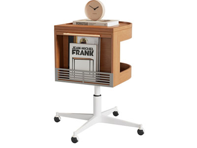 现代可移动床头柜