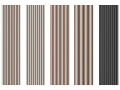 现代栅格吸音板 护墙板 装饰板