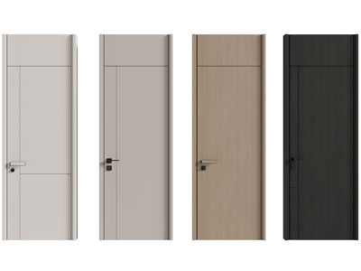 现代实木房门 平开门