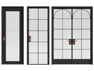 法式玻璃平开门 单扇房门 推拉门