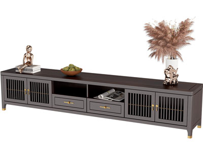 新中式实木长方形电视柜