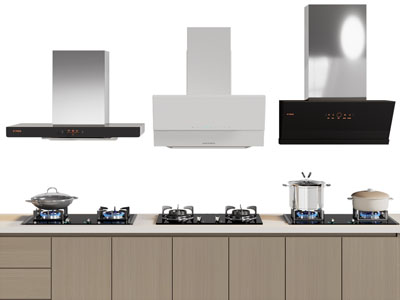 现代抽油烟机 燃气灶 厨房电器3d模型 现代抽油烟机 燃气灶 厨房电器