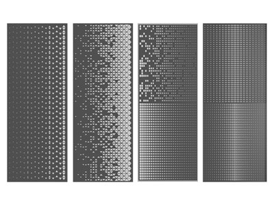 现代透光板 穿孔板 护墙板 装饰板