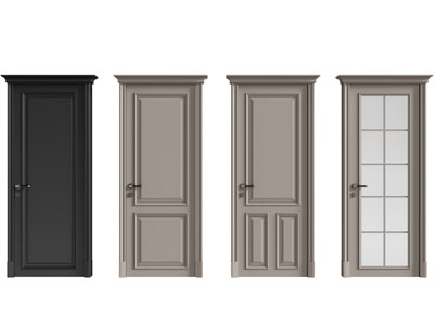 美式木门 房门 玻璃门 平开门