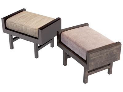 新中式沙发凳子 脚踏 换鞋凳