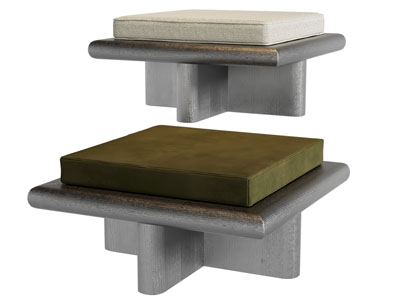 现代方形坐凳子 换鞋凳