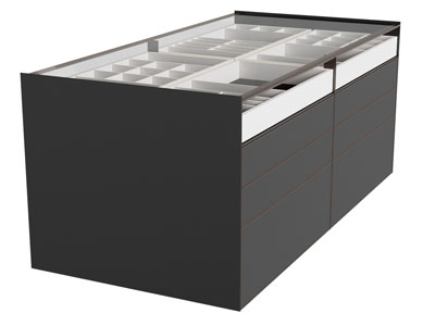 现代首饰收纳展示柜