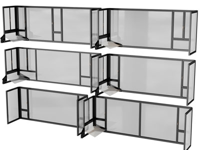 现代阳台窗户3d模型 现代阳台窗户