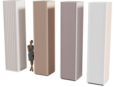 现代方形装饰柱子3d模型 现代方形装饰柱子