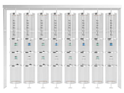 现代亚克力展架 玻璃展柜 美陈