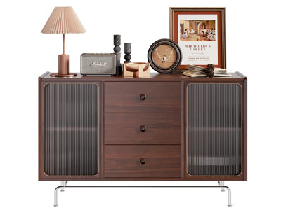 现代中古玄关柜 边柜3d模型 现代中古玄关柜 边柜