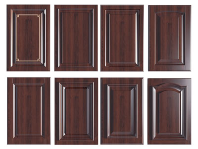 新中式实木柜门3d模型 新中式实木柜门