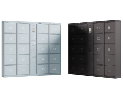现代快递柜 超市寄存柜 储物柜
