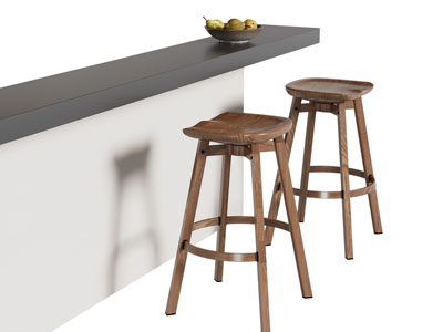 现代吧台吧椅组合
