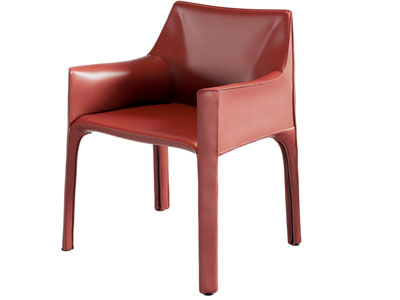 现代红色休闲椅子 餐椅