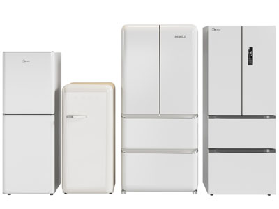 现代电冰箱3d模型 现代电冰箱