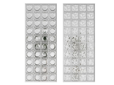 现代玻璃砖隔断3d模型 现代玻璃砖隔断