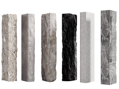 现代方形岩石柱子 混凝土柱子3d模型 现代方形岩石柱子 混凝土柱子