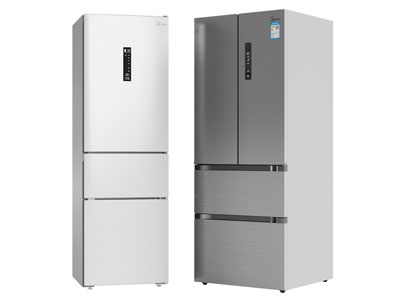 现代三开门电冰箱 厨房电器3d模型 现代三开门电冰箱 厨房电器