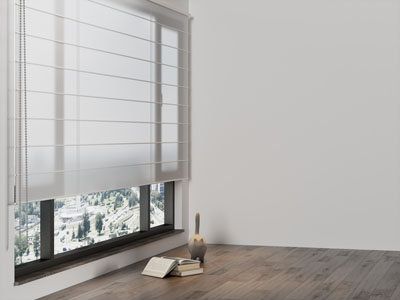 现代落地窗 百叶窗帘3d模型 现代落地窗 百叶窗帘