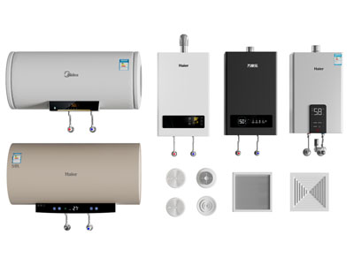 现代热水器排风扇3d模型 现代热水器排风扇