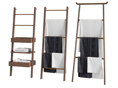 新中式毛巾架 卫浴柜架