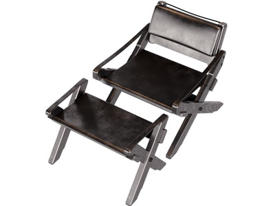 现代休闲椅子 脚踏