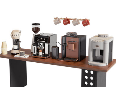 现代咖啡机 厨房电器3d模型 现代咖啡机 厨房电器