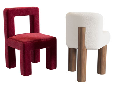 现代布艺休闲椅子 餐椅