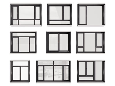 现代玻璃平开窗户3d模型 现代玻璃平开窗户