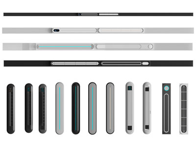 现代线性浴霸 集成浴霸 风暖机 浴霸风口